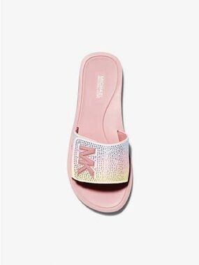michael kors mk  wade slide in pink ombré
